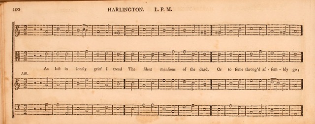 The Middlesex Collection of Church Music: or, ancient psalmody revived: containing a variety of psalm tunes, the most suitable to be used in divine service (2nd ed. rev. cor. and enl.) page 100