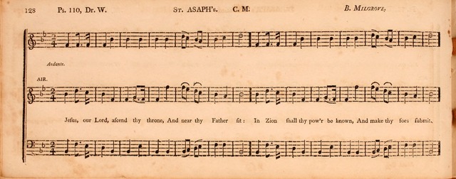 The Middlesex Collection of Church Music: or, ancient psalmody revived: containing a variety of psalm tunes, the most suitable to be used in divine service (2nd ed. rev. cor. and enl.) page 128