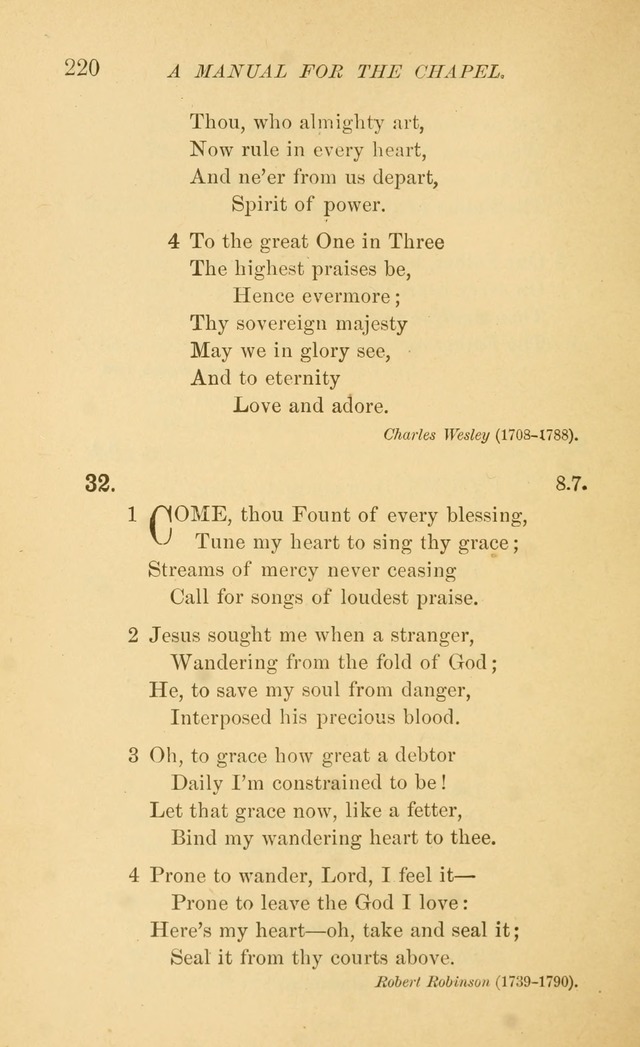 Manual for the chapel of Girard College page 227