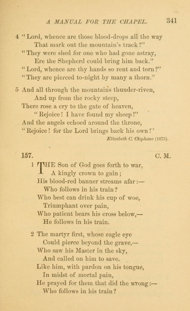 Manual for the chapel of Girard College page 350