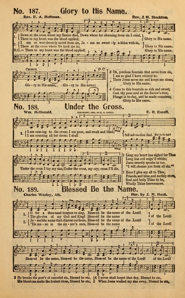 Make Christ King: a selection of high class gospel music for use in general worship and special evangelistic meetings page 195