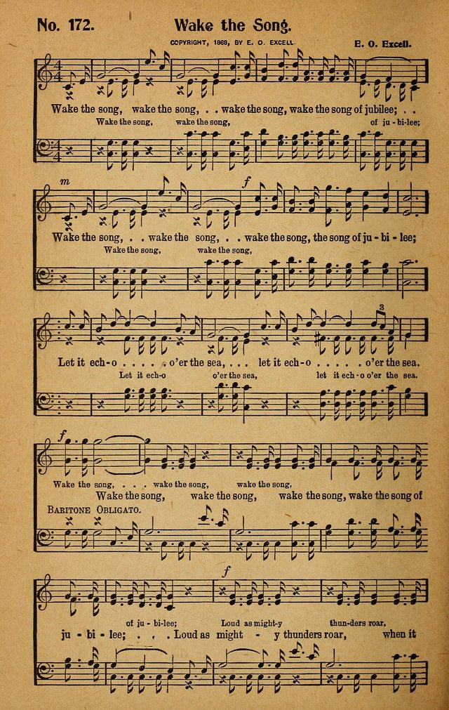 Make Christ King. Combined: a selection of high class gospel hymns for use in general worship and special evangelistic meetings page 169
