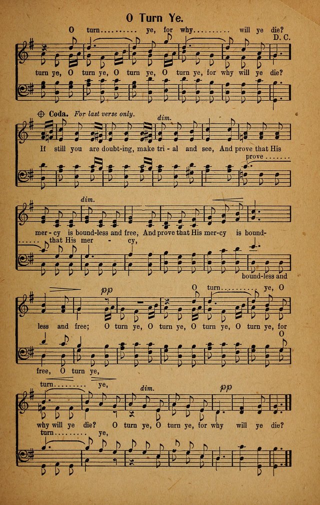 Make Christ King. Combined: a selection of high class gospel hymns for use in general worship and special evangelistic meetings page 190