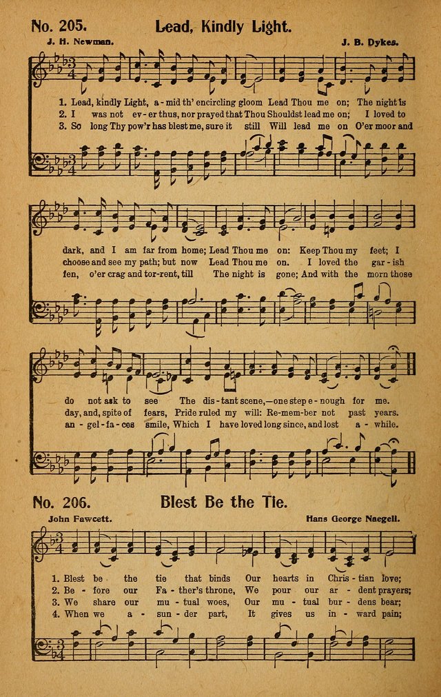 Make Christ King. Combined: a selection of high class gospel hymns for use in general worship and special evangelistic meetings page 209