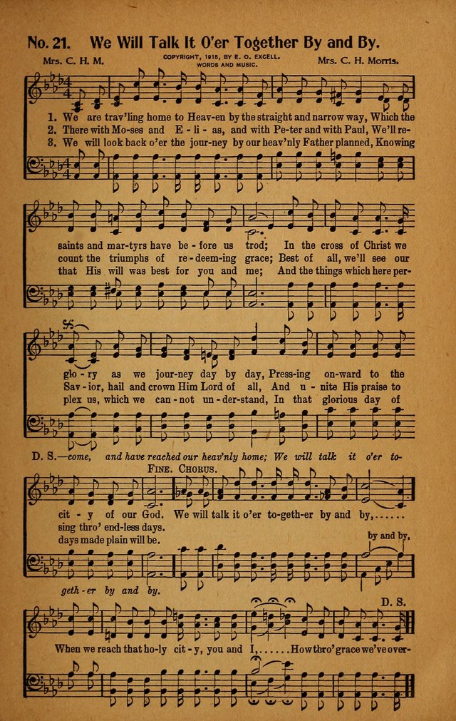 Make Christ King. Combined: a selection of high class gospel hymns for use in general worship and special evangelistic meetings page 22