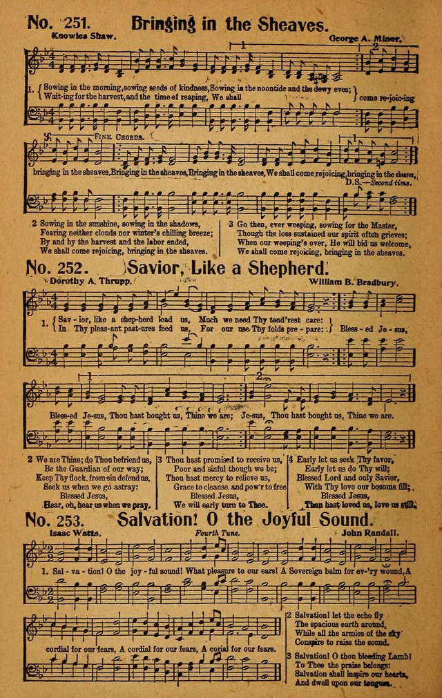 Make Christ King. Combined: a selection of high class gospel hymns for use in general worship and special evangelistic meetings page 227
