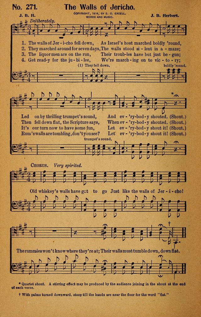 Make Christ King. Combined: a selection of high class gospel hymns for use in general worship and special evangelistic meetings page 235