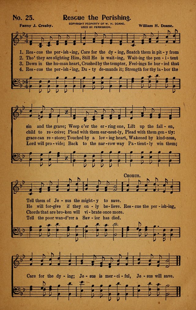 Make Christ King. Combined: a selection of high class gospel hymns for use in general worship and special evangelistic meetings page 26