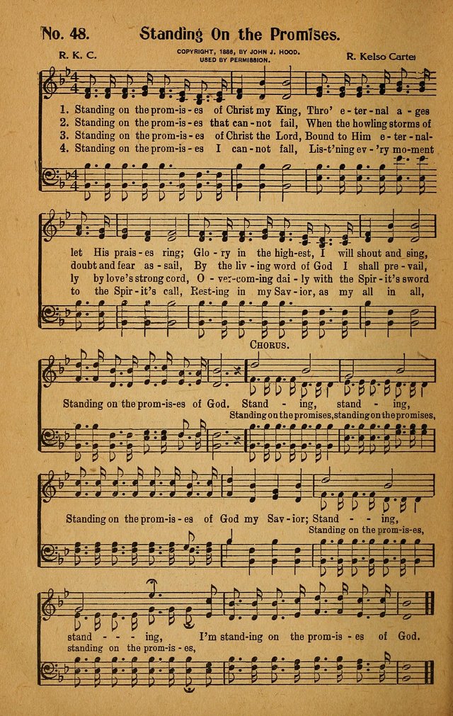 Make Christ King. Combined: a selection of high class gospel hymns for use in general worship and special evangelistic meetings page 49