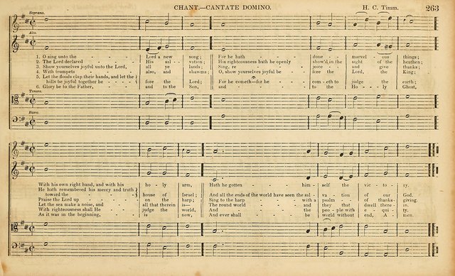 The Mozart Collection of Sacred Music: containing melodies, chorals, anthems and chants, harmonized in four parts; together with the celebrated Christus and Miserere by ZIngarelli page 263