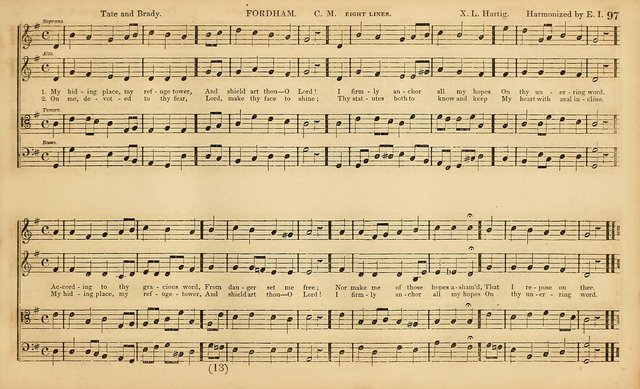 The Mozart Collection of Sacred Music: containing melodies, chorals, anthems and chants, harmonized in four parts; together with the celebrated Christus and Miserere by ZIngarelli page 97