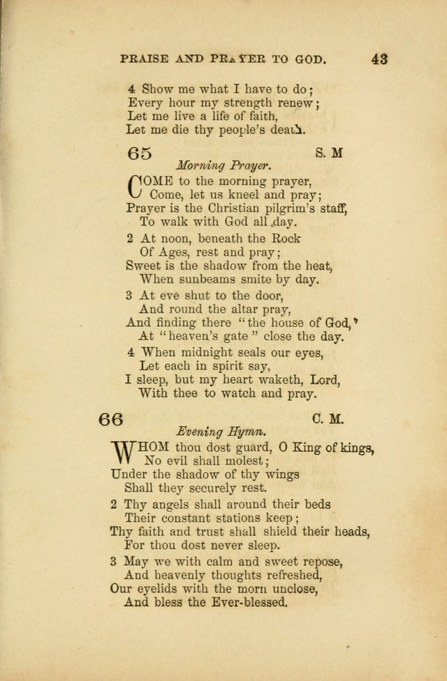 A Manual of Devotion and Hymns for the House of Refuge, City of New York page 117