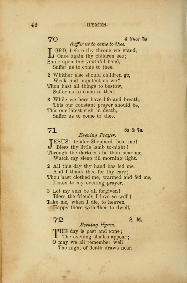 A Manual of Devotion and Hymns for the House of Refuge, City of New York page 120