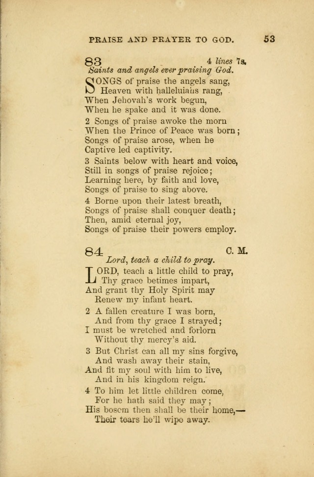 A Manual of Devotion and Hymns for the House of Refuge, City of New York page 127
