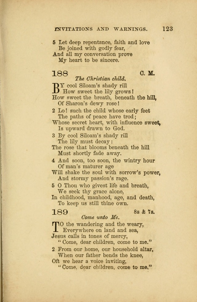 A Manual of Devotion and Hymns for the House of Refuge, City of New York page 199