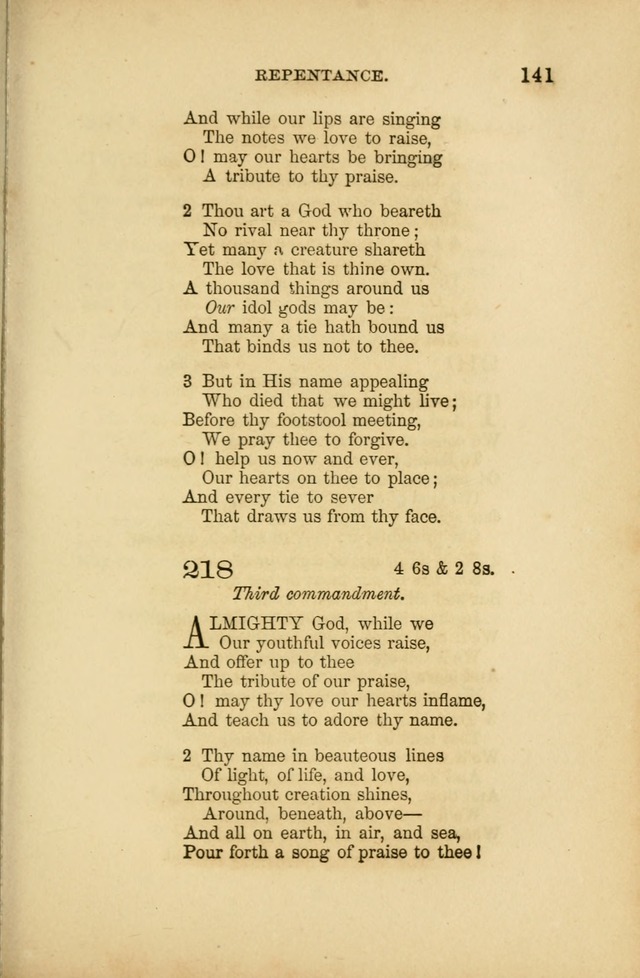 A Manual of Devotion and Hymns for the House of Refuge, City of New York page 217