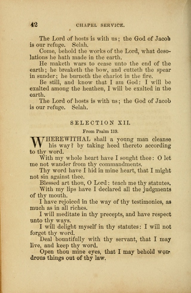 A Manual of Devotion and Hymns for the House of Refuge, City of New York page 42