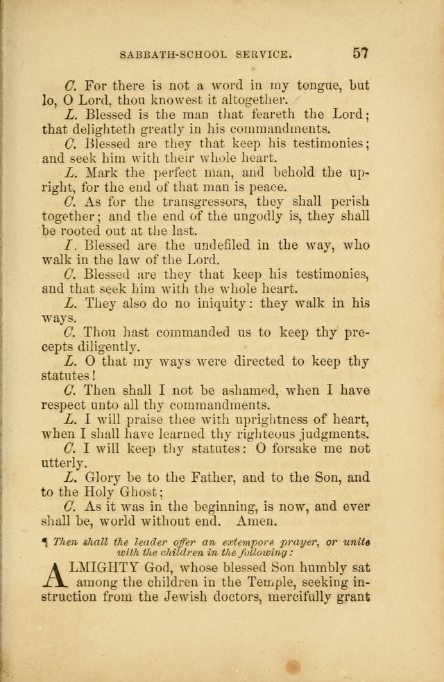 A Manual of Devotion and Hymns for the House of Refuge, City of New York page 57