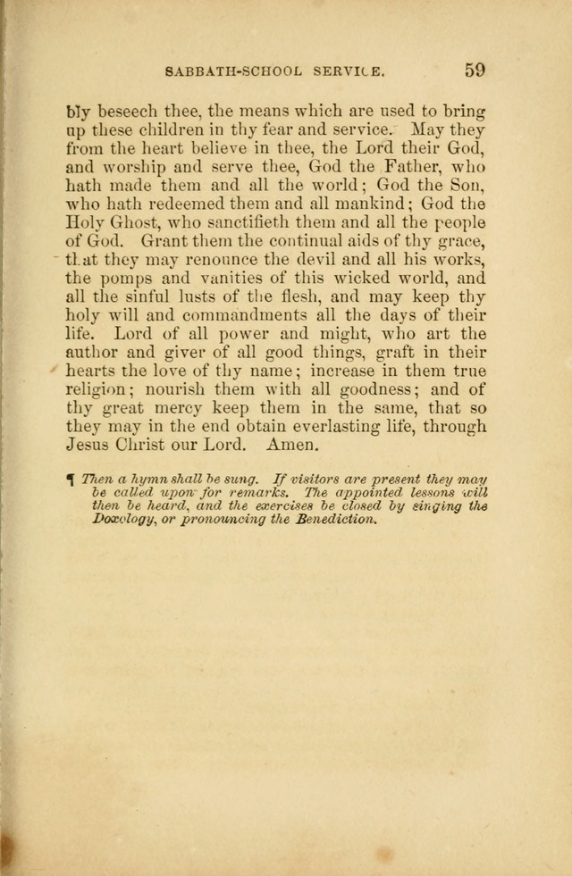 A Manual of Devotion and Hymns for the House of Refuge, City of New York page 59