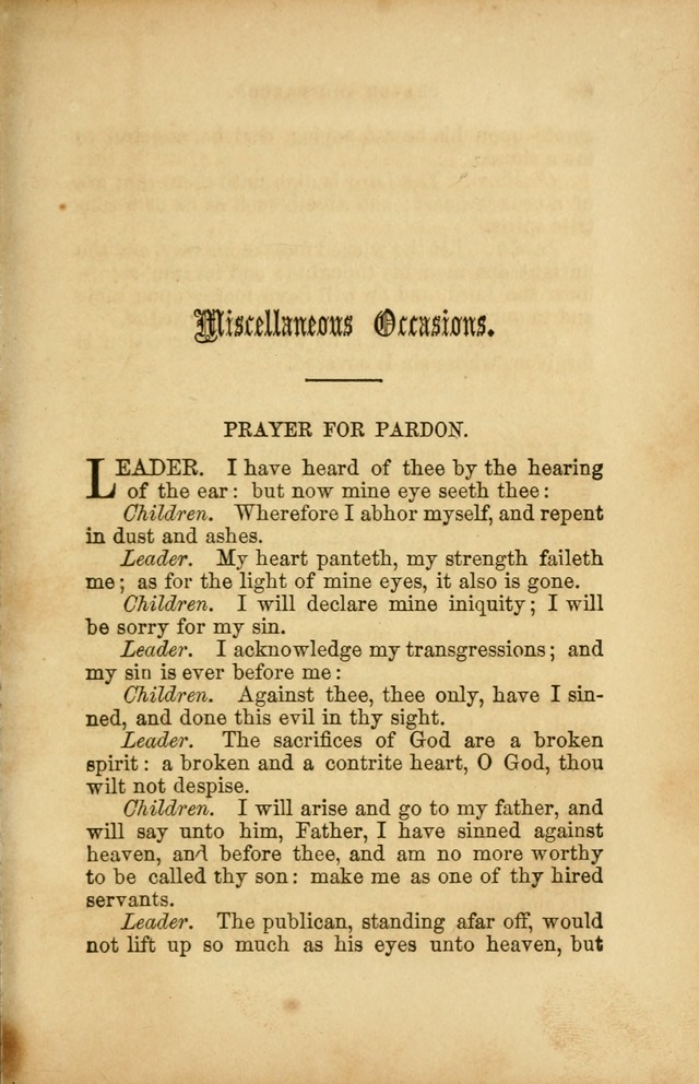 A Manual of Devotion and Hymns for the House of Refuge, City of New York page 67
