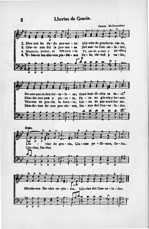 Melodias Evangelicas para el Uso de las Iglesias Evangelicas de Habla Española en Todo el Mundo page 3