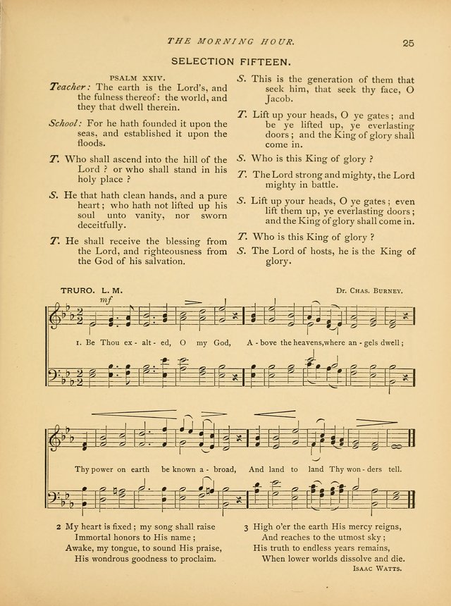 The Morning Hour: a daily song-service with responsive selections for schools page 25