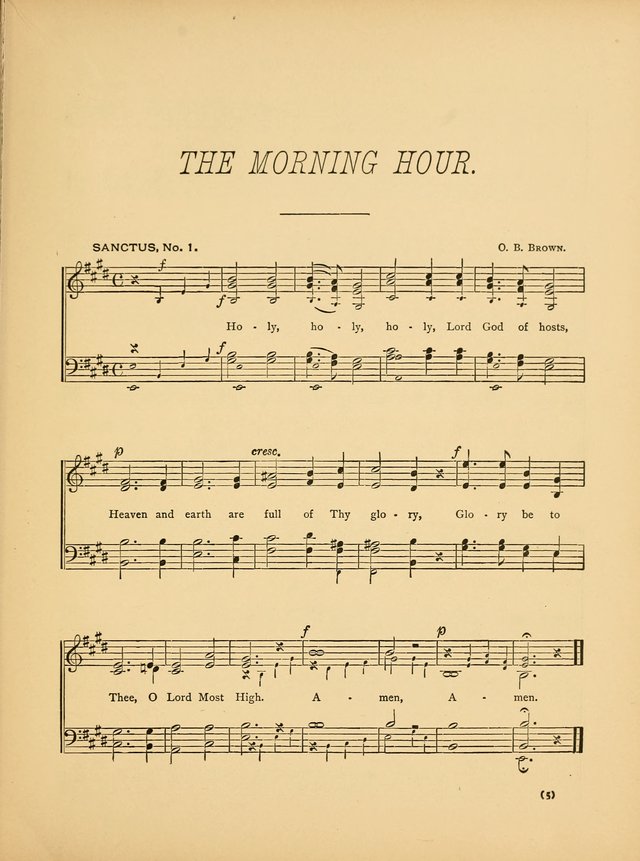 The Morning Hour: a daily song-service with responsive selections for schools page 5
