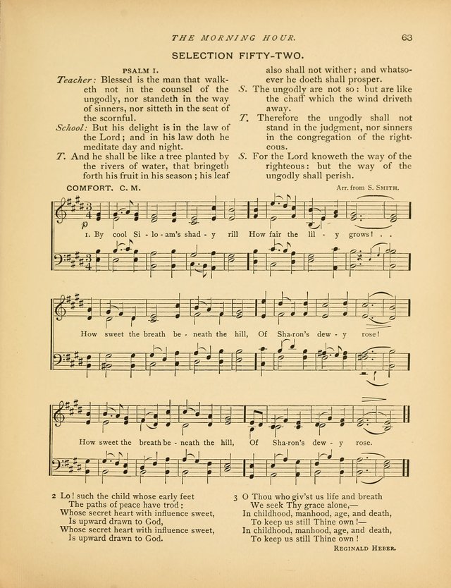 The Morning Hour: a daily song-service with responsive selections for schools page 63