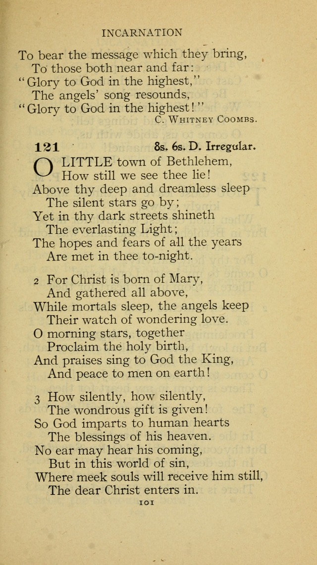 The Methodist Hymnal (Text only edition) page 101