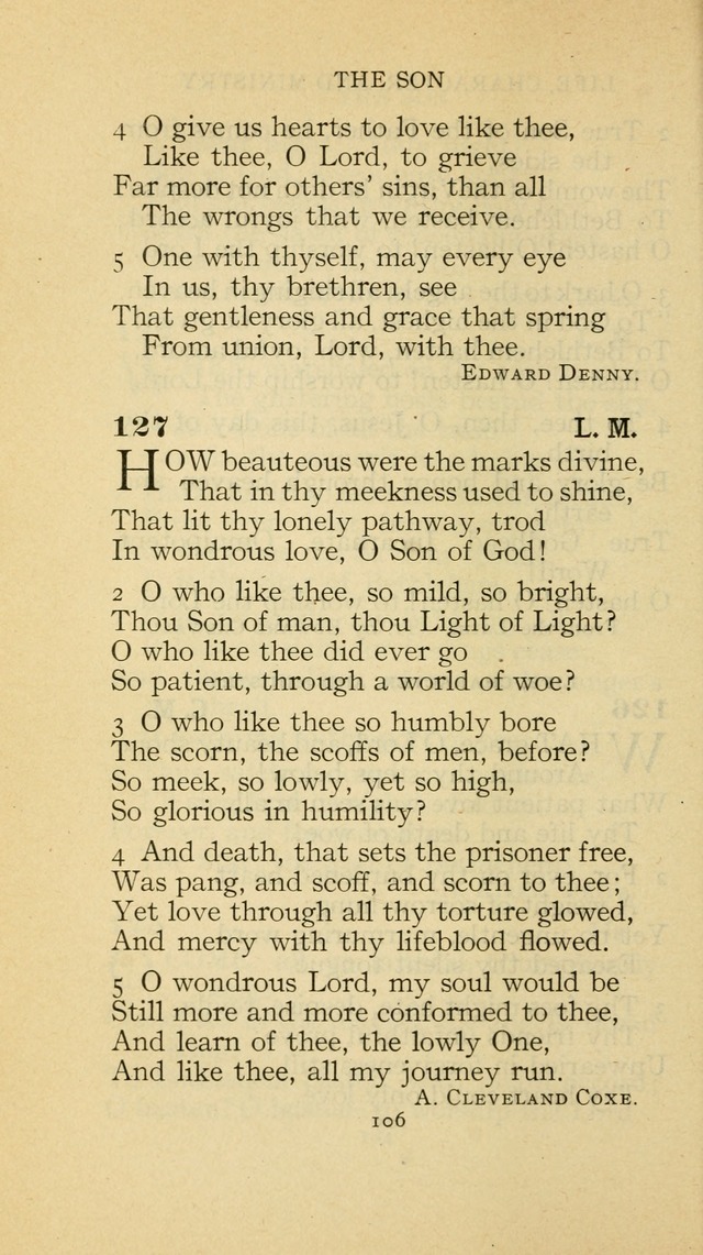 The Methodist Hymnal (Text only edition) page 106