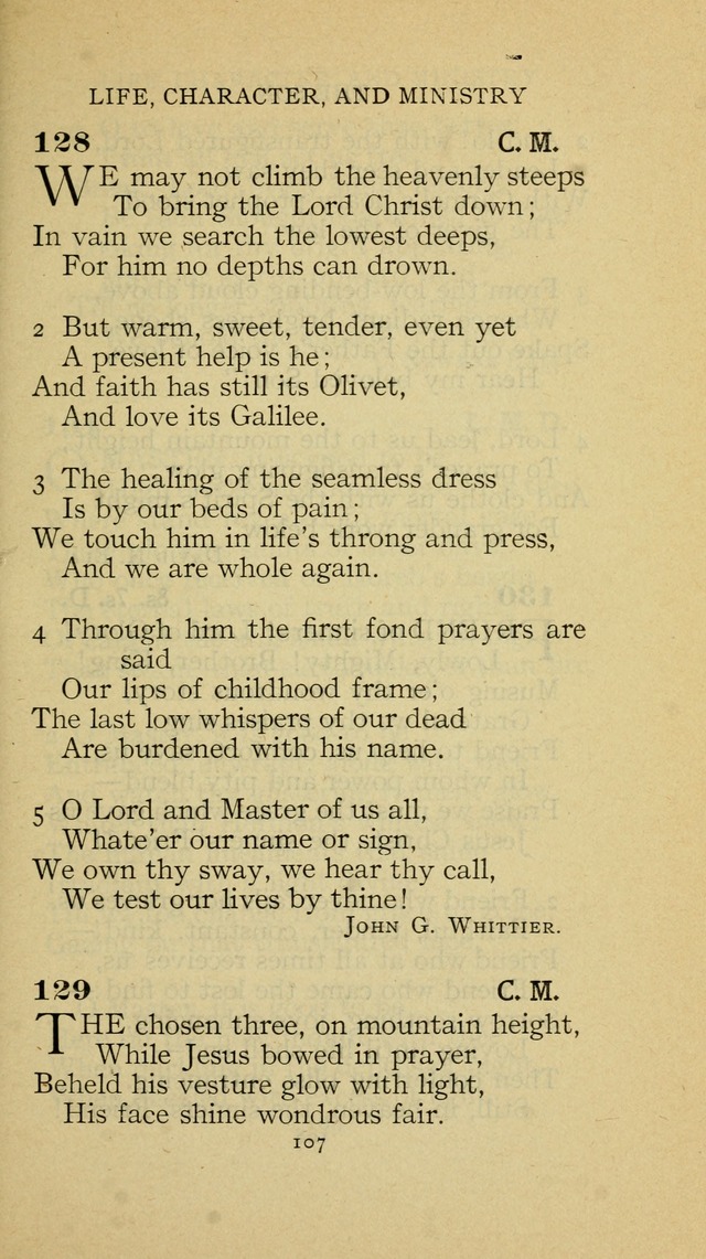 The Methodist Hymnal (Text only edition) page 107
