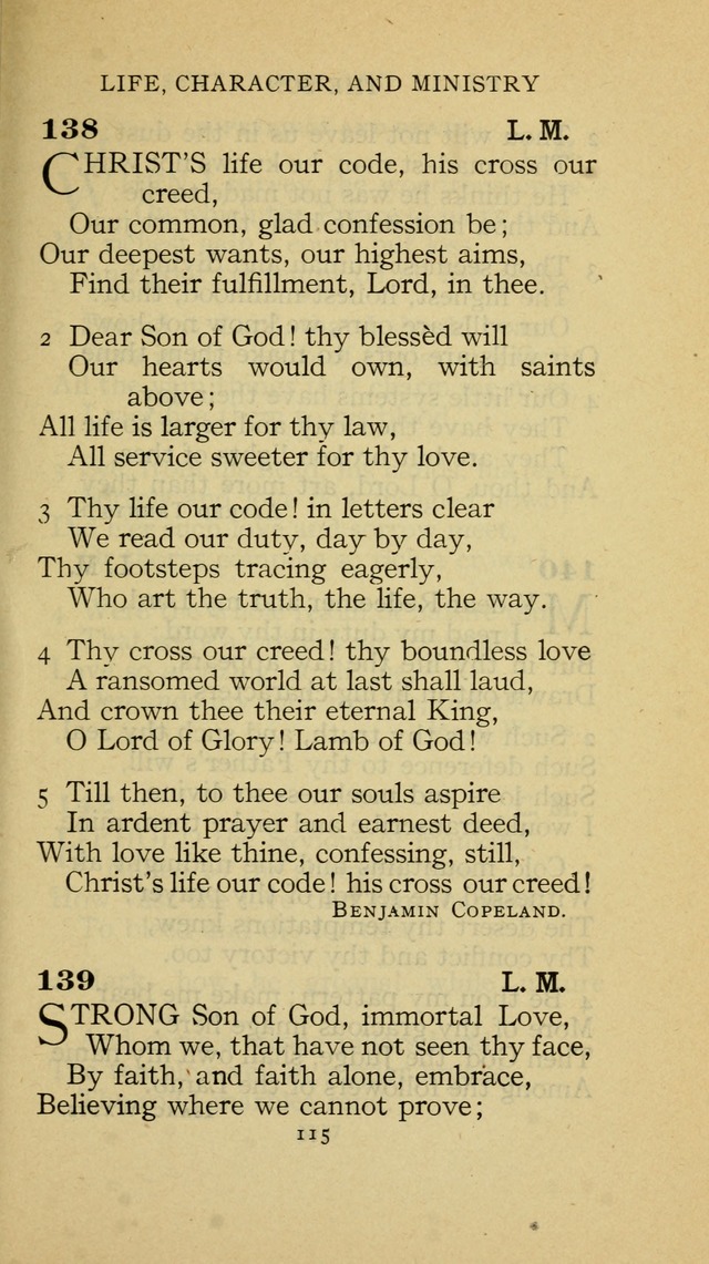 The Methodist Hymnal (Text only edition) page 115