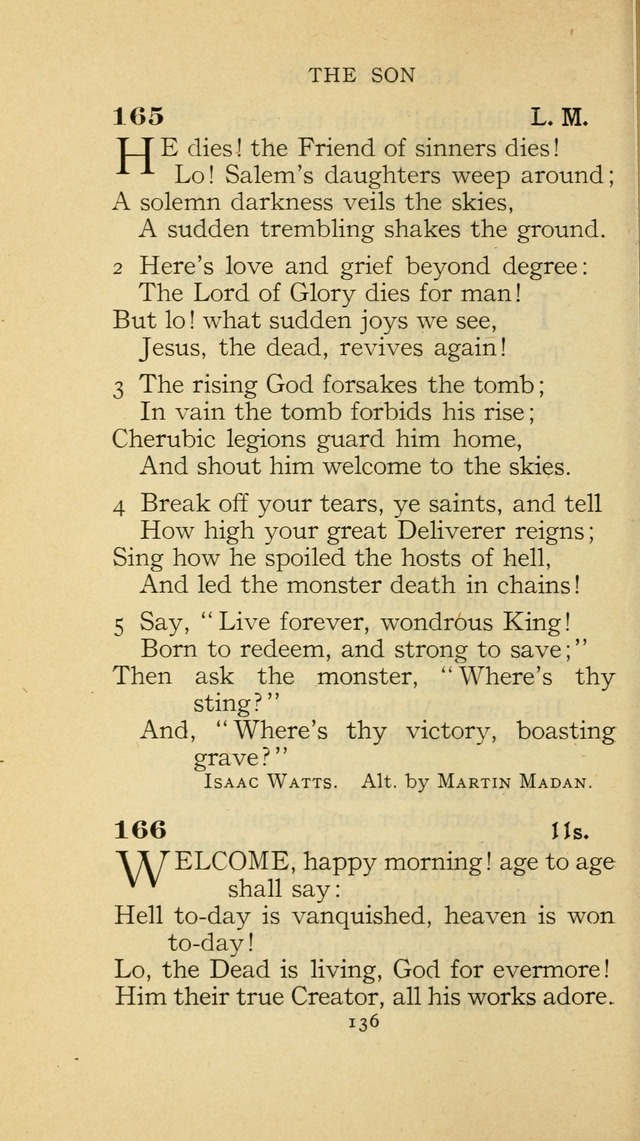 The Methodist Hymnal (Text only edition) page 136