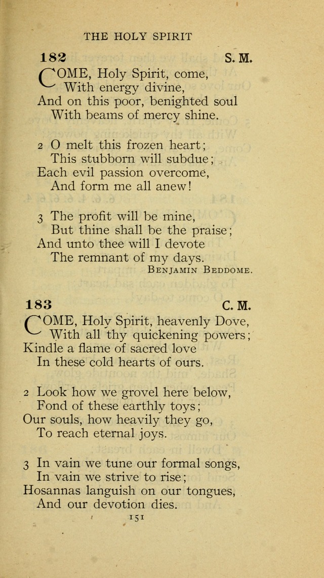 The Methodist Hymnal (Text only edition) page 151
