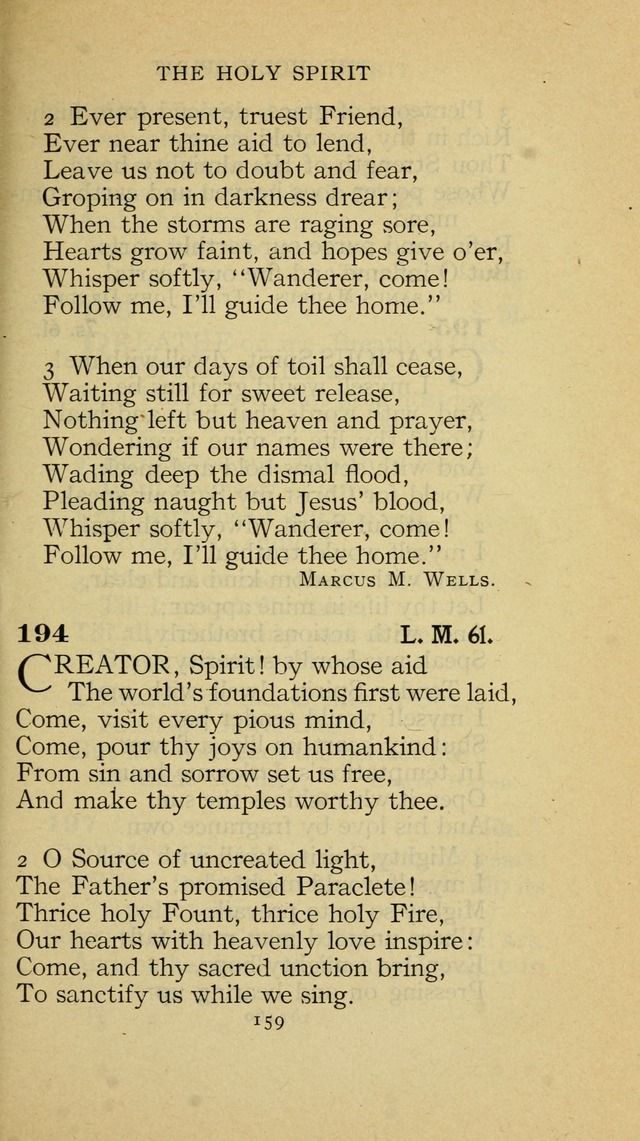 The Methodist Hymnal (Text only edition) page 159