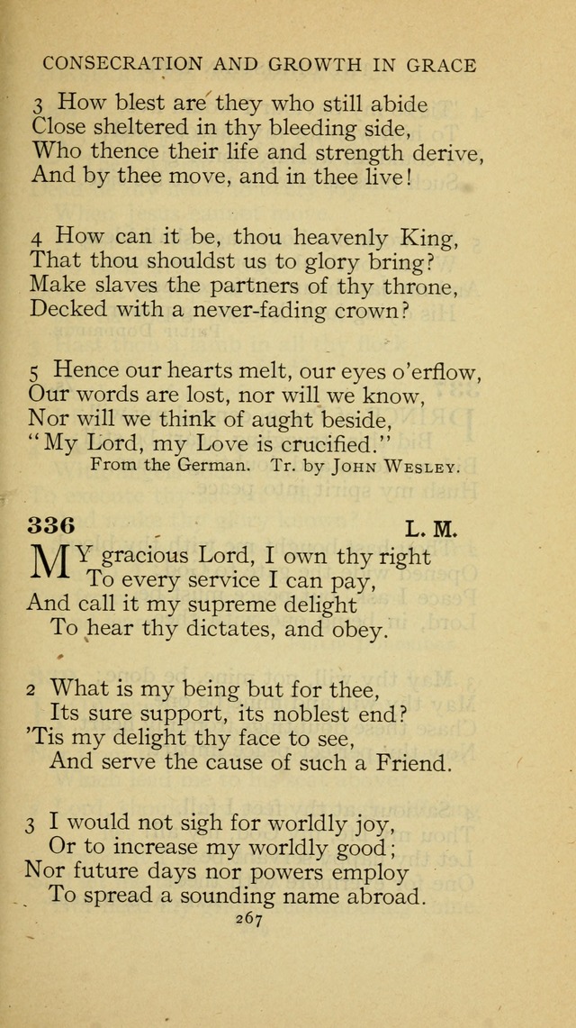 The Methodist Hymnal (Text only edition) page 267