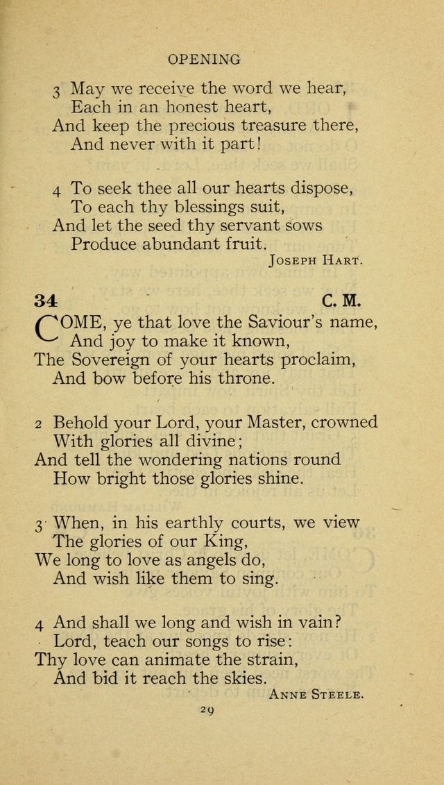The Methodist Hymnal (Text only edition) page 29