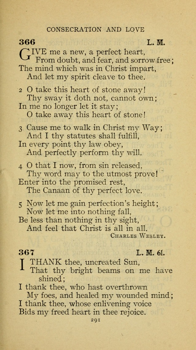 The Methodist Hymnal (Text only edition) page 291