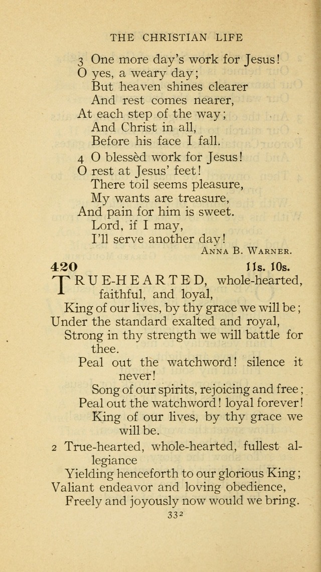The Methodist Hymnal (Text only edition) page 332