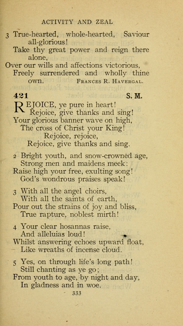 The Methodist Hymnal (Text only edition) page 333