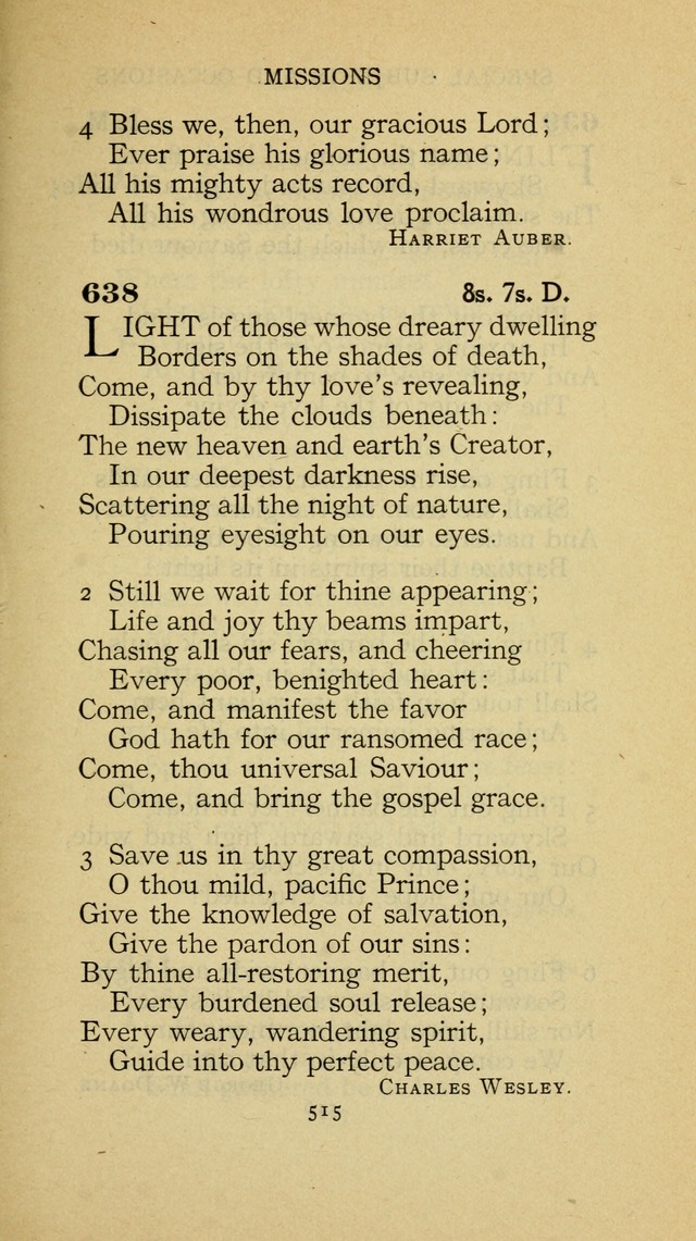 The Methodist Hymnal (Text only edition) page 515