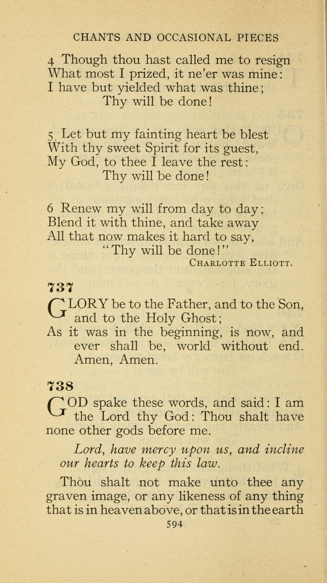 The Methodist Hymnal (Text only edition) page 594