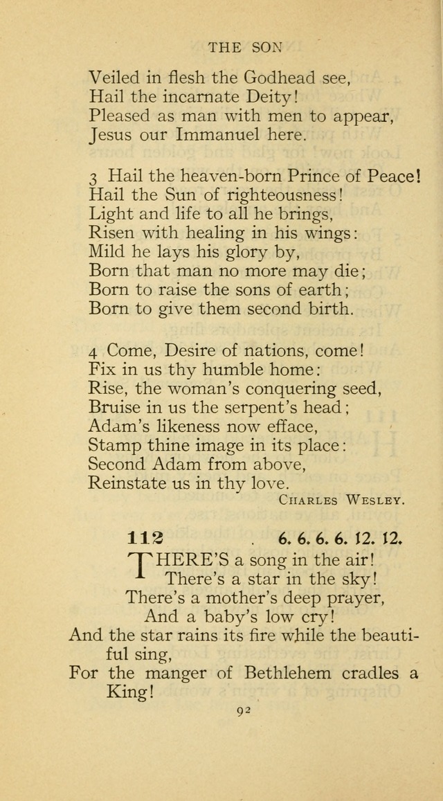The Methodist Hymnal (Text only edition) page 92