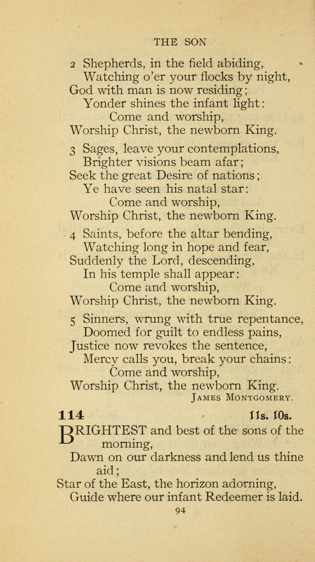 The Methodist Hymnal (Text only edition) page 94