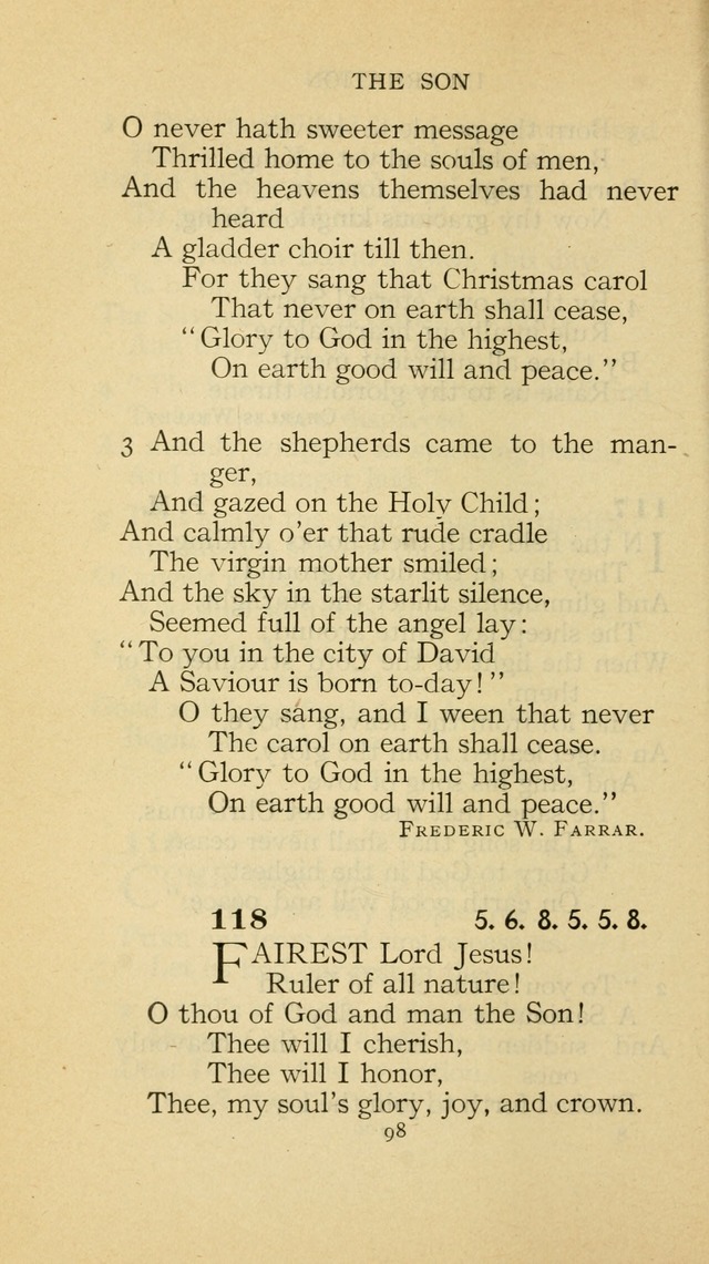The Methodist Hymnal (Text only edition) page 98