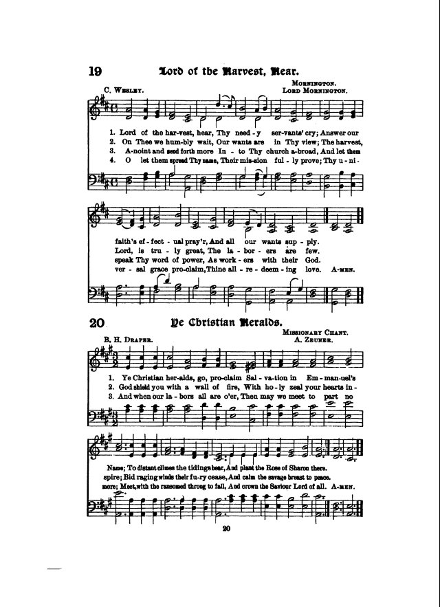 Missionary Hymnal page 20