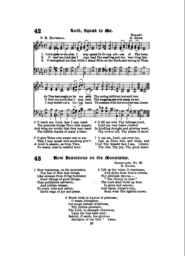 Missionary Hymnal page 37