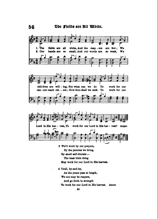 Missionary Hymnal page 45
