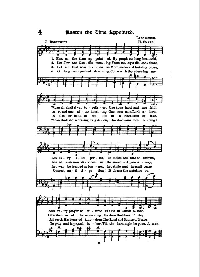 Missionary Hymnal page 6