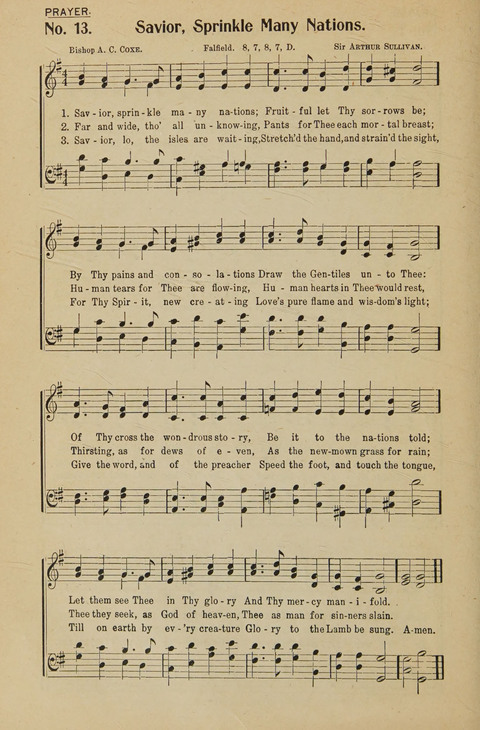 Missionary Hymns and Responsive Scripture Readings: for use in missionary meetings page 10